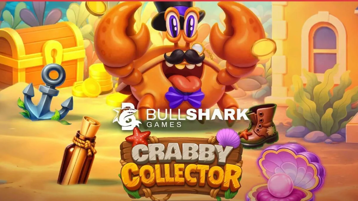 Crabby Collector slot interface com tema oceânico e caranguejo elegante