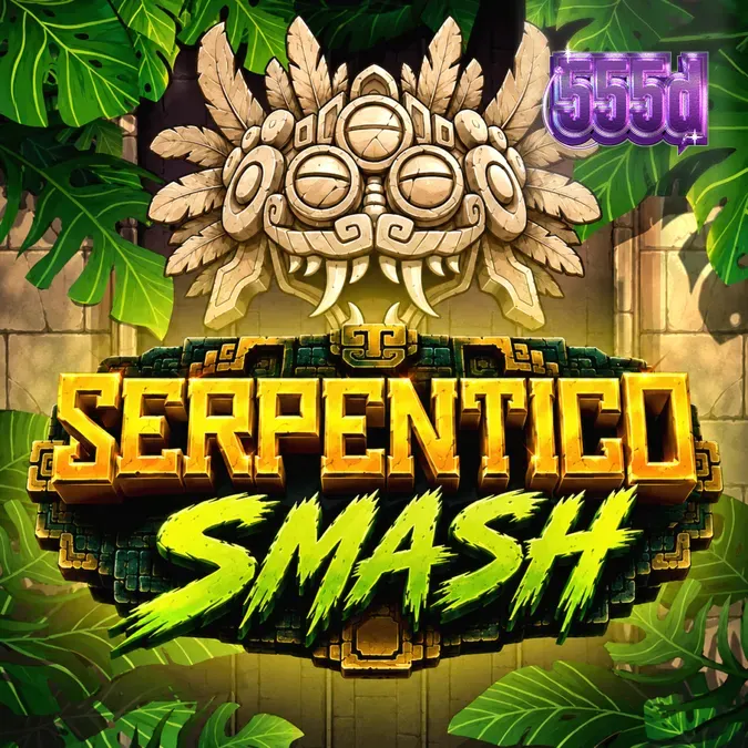 Cena atmosférica de ruínas mesoamericanas com elementos do jogo Serpentico Smash